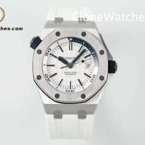 Audemars Piguet Super Clone Watches 1:1 Royal Oak Offshore Diver 15710 White Dial
