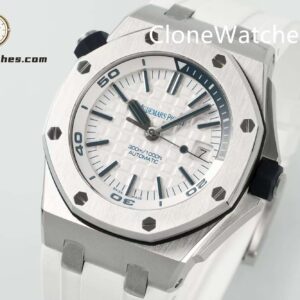 Audemars Piguet Super Clone Watches 1:1 Royal Oak Offshore Diver 15710 White Dial