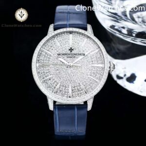 Vacheron Constantin Super Clone Watches 1:1 Patrimony 4116U/000G-B909 Diamond Dial