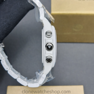 Richard Mille Super Clone Watches 1:1 RM 052 Full Transparent Tourbillon Skull White Strap