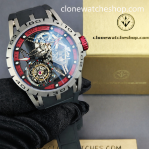 Roger Dubuis Super Clone Watches 1:1 Excalibur Spider Skeleton Tourbillon RDDBEX0545 42MM