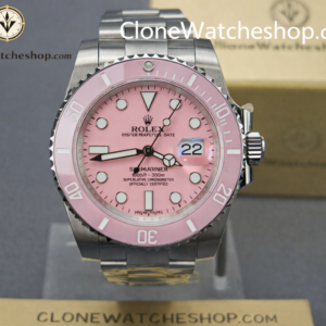 Modified Super Clone Watches 1:1 DiW Rolex Submariner Pink Dial 3235 Movement