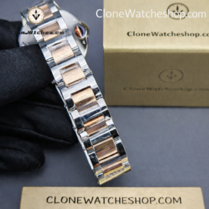 Cartier Super Clone Watches 1:1 Ballon Bleu de W3BB0023 Silver Dial Diamond bezel 33mm