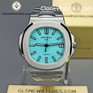 Patek Philippe Super Clone Watches 1:1 Aquanaut 5168G-001 Jumbo Blue 42 mm