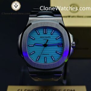Patek Philippe Super Clone Watches 1:1 Aquanaut 5168G-001 Jumbo Blue 42 mm