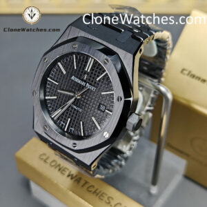 Audemars Piguet Super Clone Watches 1:1 Royal Oak 15400 Black Ceramic Black Dial