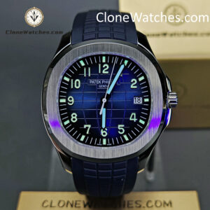 Patek Philippe Super Clone Watches 1:1 Aquanaut 5168G-001 Jumbo Blue 42 mm