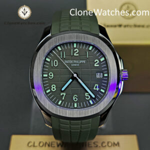 Patek Philippe Super Clone Watches 1:1 Aquanaut Luce 5068R-001 Rose Gold Diamond