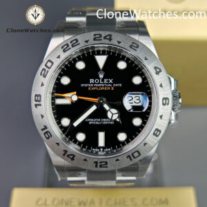 Rolex Super Clone Watches 1:1 Oyster Perpetual Explore II Black Dial m226570-0002 3285 Movement
