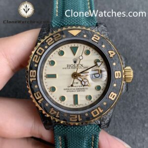 Modified Super Clone Watches 1:1 DIW Rolex GMT Master II NTPT Carbon OASIS 3285 Movement